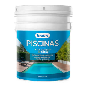 Pintura Para Piletas Piscinas Base Acuosa 10 Litros Tersuave