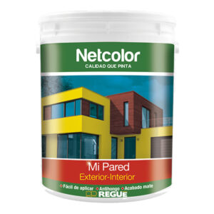 Látex Interior Exterior Mate Netcolor Mi Pared
