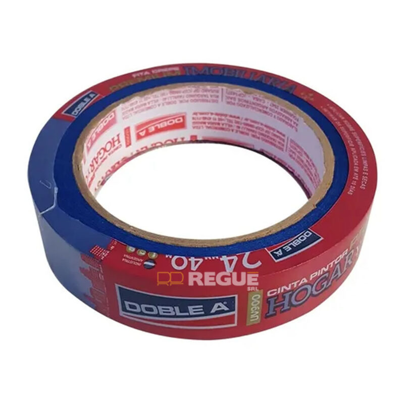 Cinta de Papel para Pintor Enmascarar Azul UV Doble A