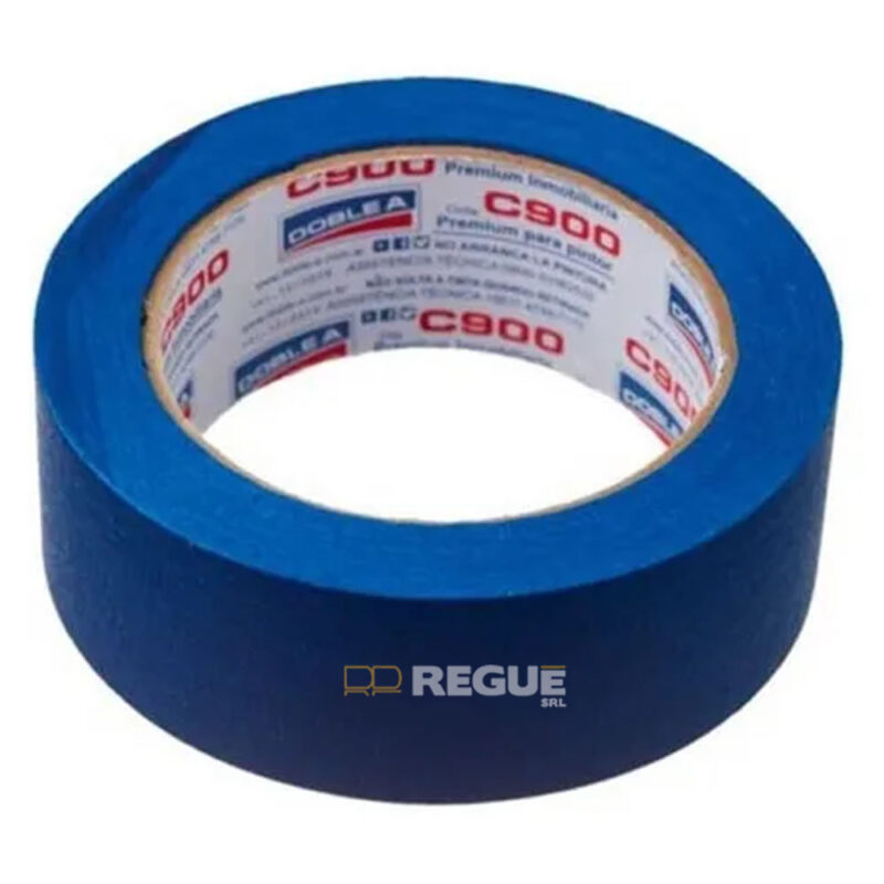 Cinta de Papel para Pintor Enmascarar Azul UV Doble A